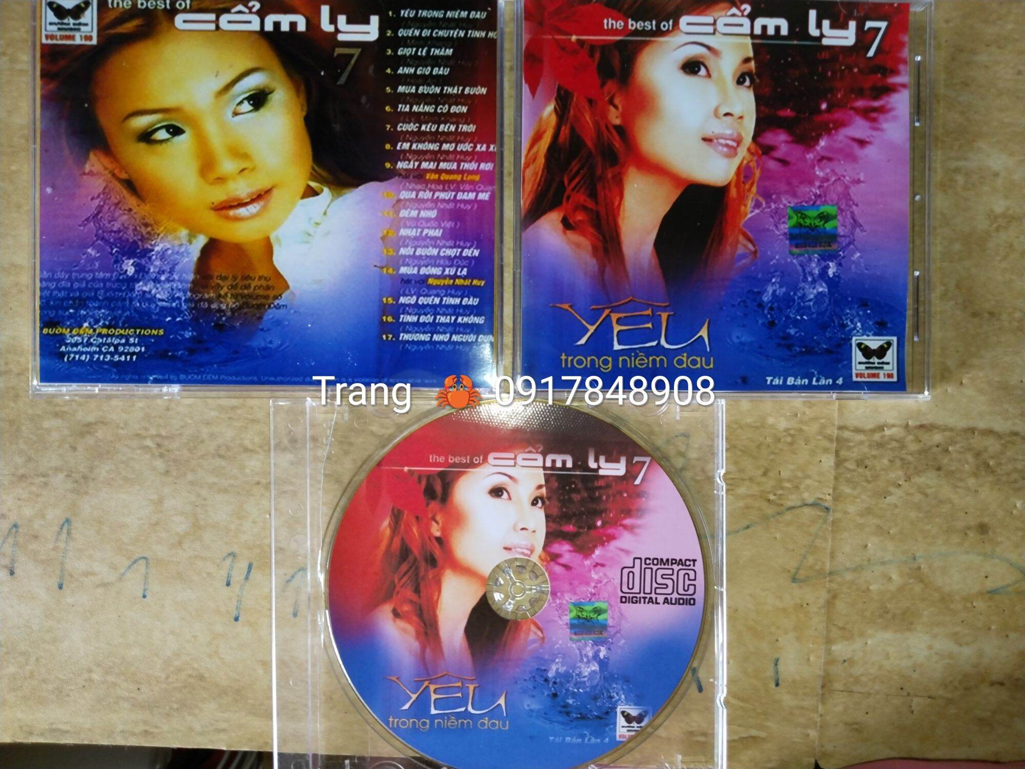 Bộ 7CD Cẩm Ly  những ca khúc trữ tình hay nhất