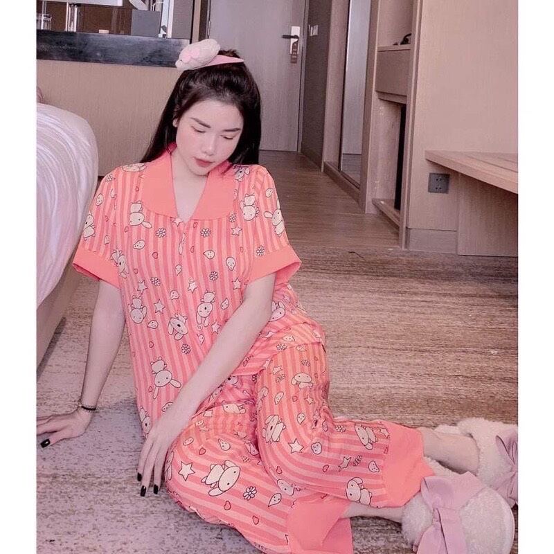Bộ lụa Pijama lụa loại 1 chất mềm mịn, mát + Ảnh thật ,Bộ Lụa Mango Tay Ngắn