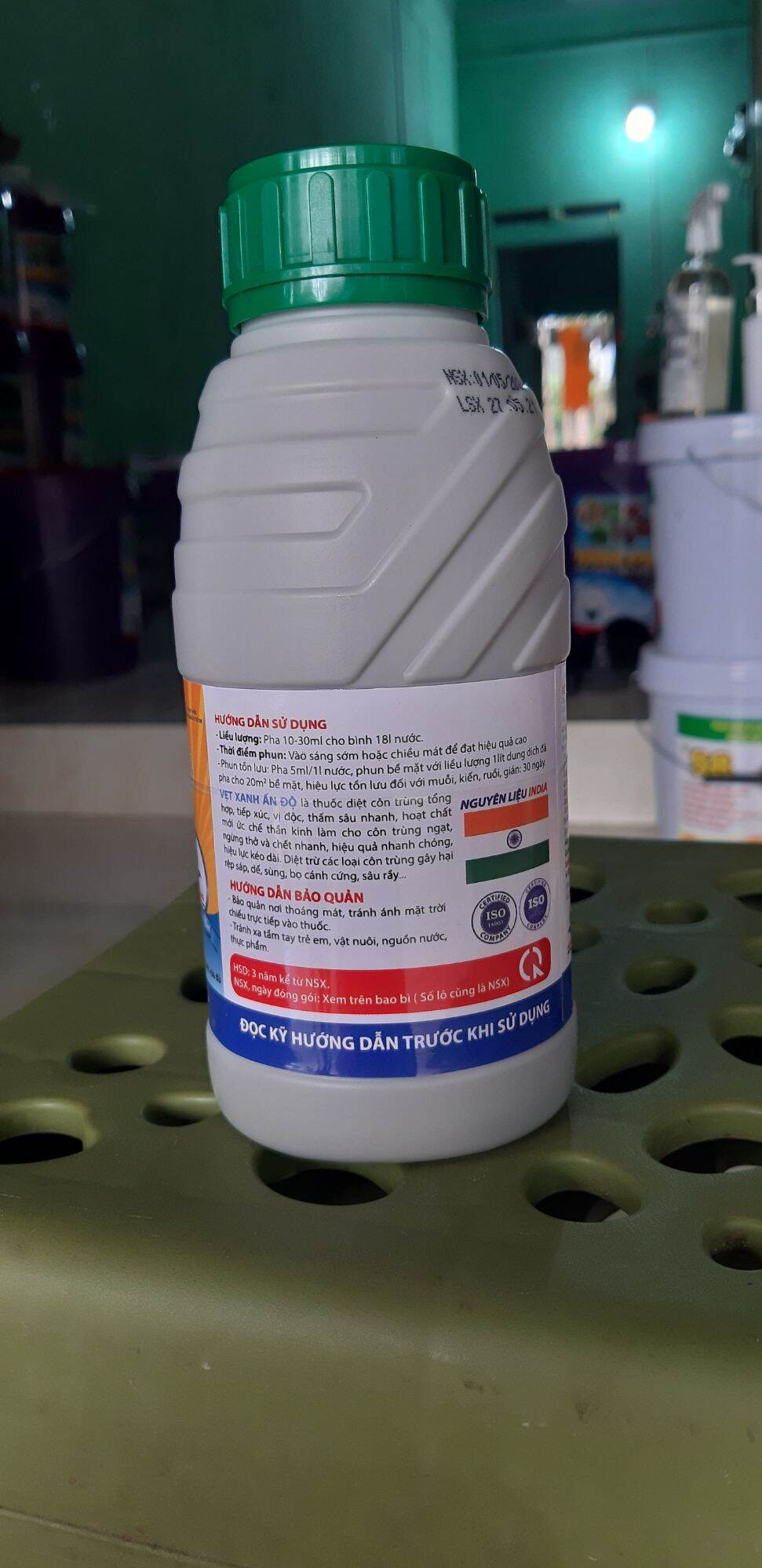 VẸT XANH ẤN ĐỘ chai 500ml
