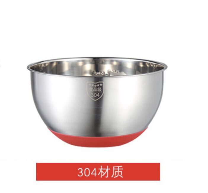 Thau trộn bột/ đánh kem inox 304 cao cấp