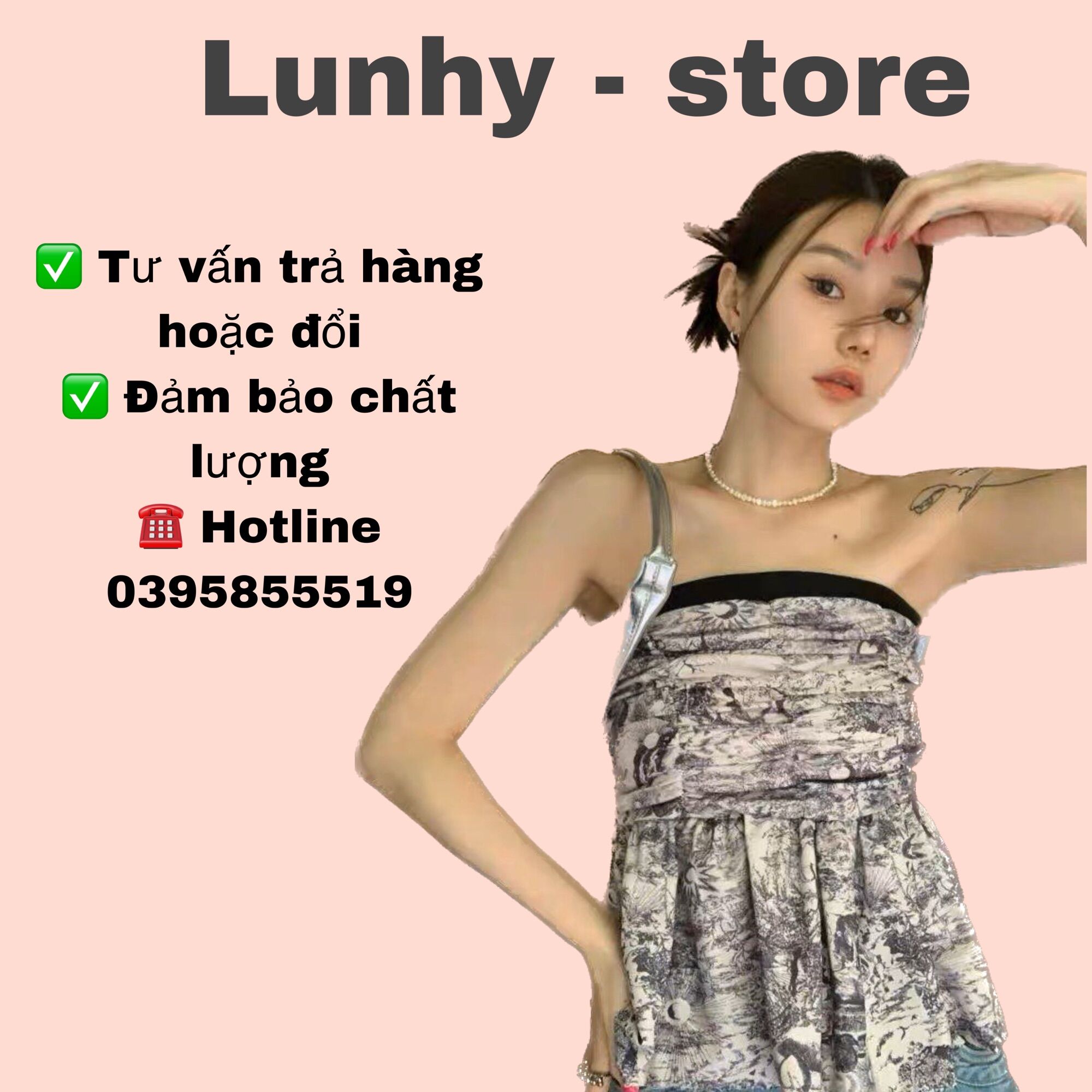 Áo ống croptop nữ kiểu ôm sexy xoè đuôi cá chất co dãn dễ phối