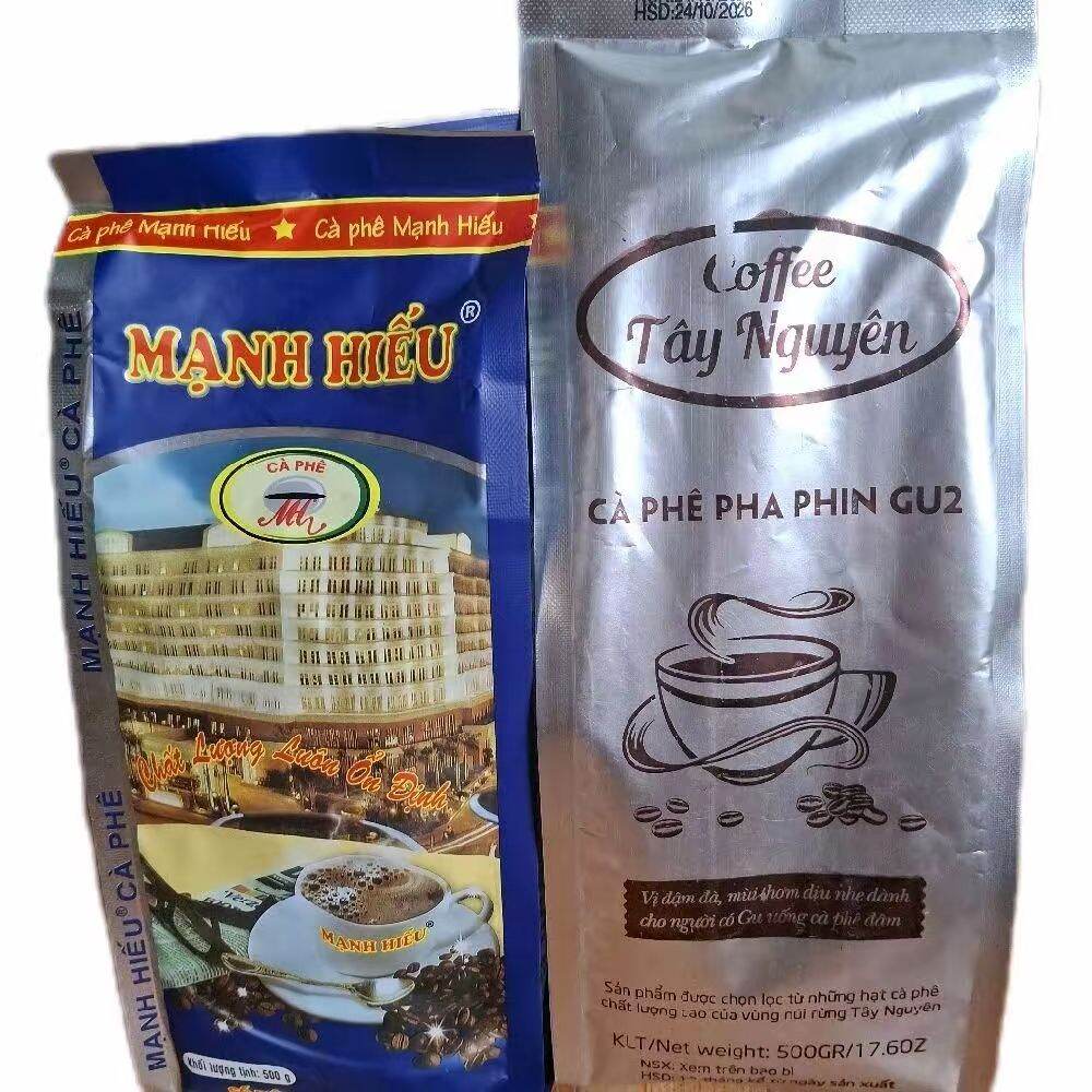 Strong Film-Style Coffee Combo + Tay Nguyen Coffee Gu2 500g Pack, Special Mix, Standard Gu, Rich and Fragrant, as Delicious as Standard Gu, Rich and Fatty from Coffee Beans