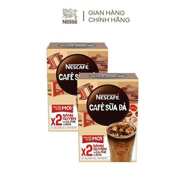Combo 2 hộp cafe sữa nescafe
