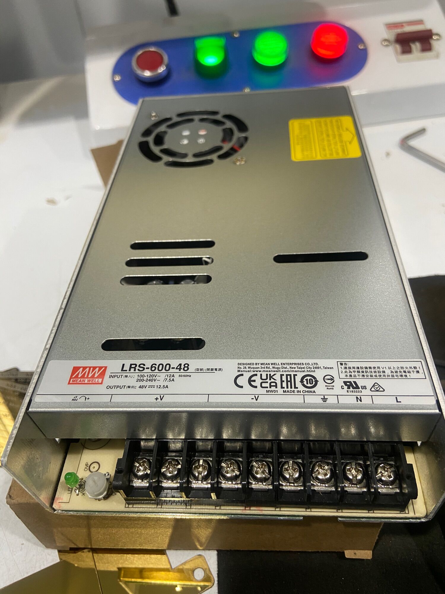 Nguồn meanwell  LRS-600-48 ( 48V/12.5A )