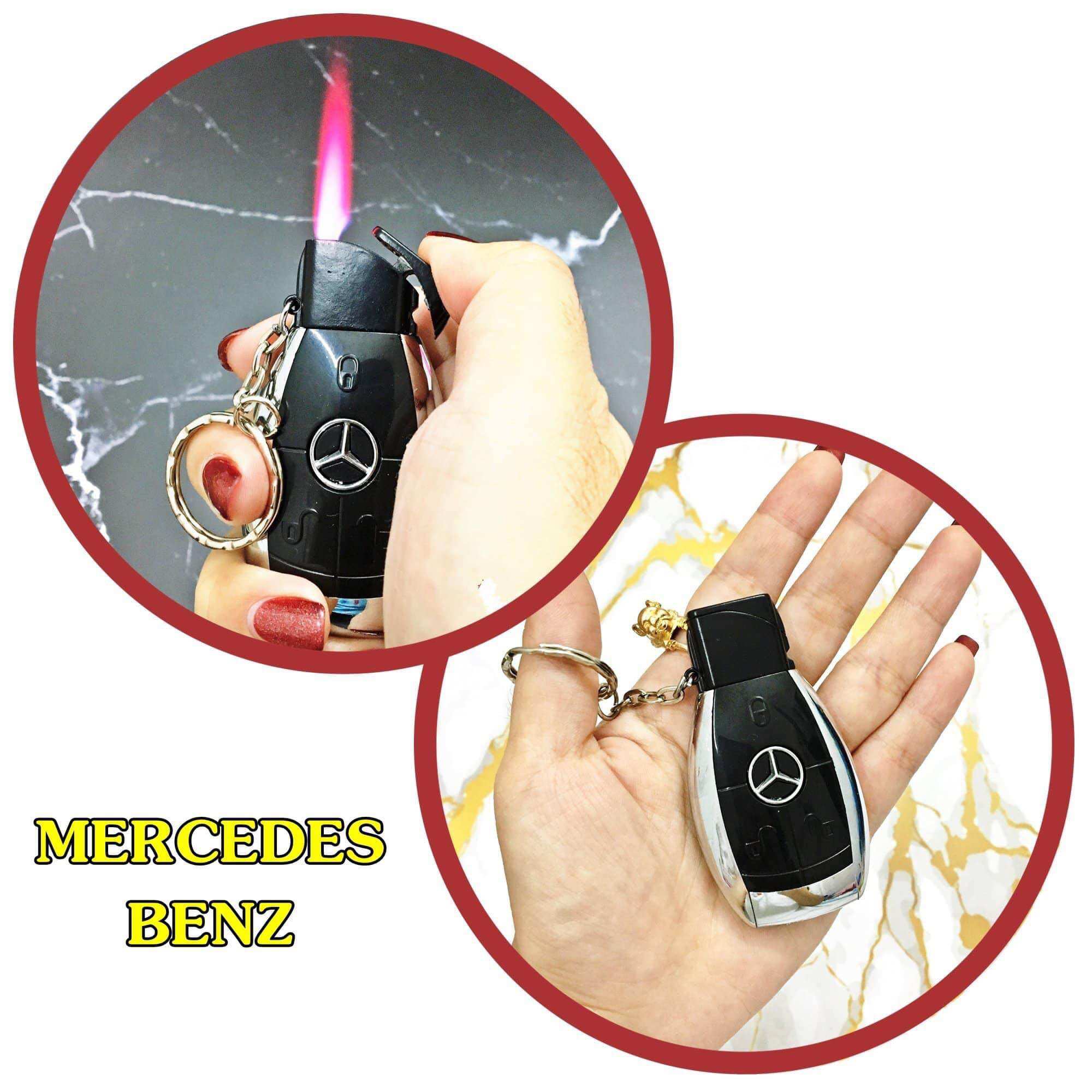 [HCM]Bật Lửa Gas Khè Hình Móc Khóa Xe Hơi Mercedes