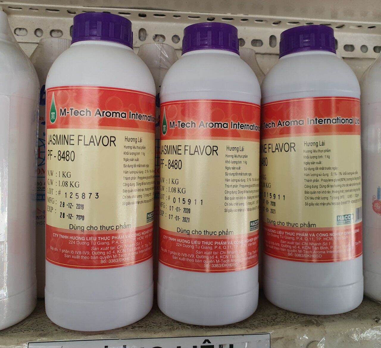 Hương lài dạng lỏng - jasmin flavor chai 1kg