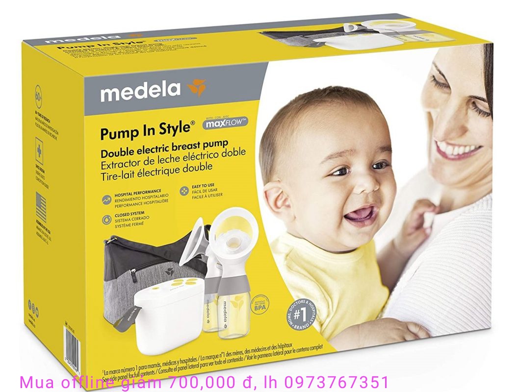 Chính Hãng Máy hút sữa Medela Pump In Style Maxflow bản đầy đủ  new