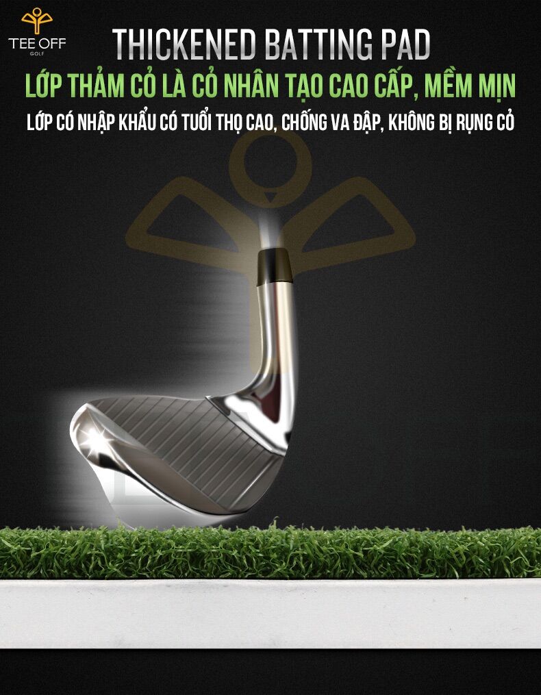 Thảm golf tập swing xoay 360 độ