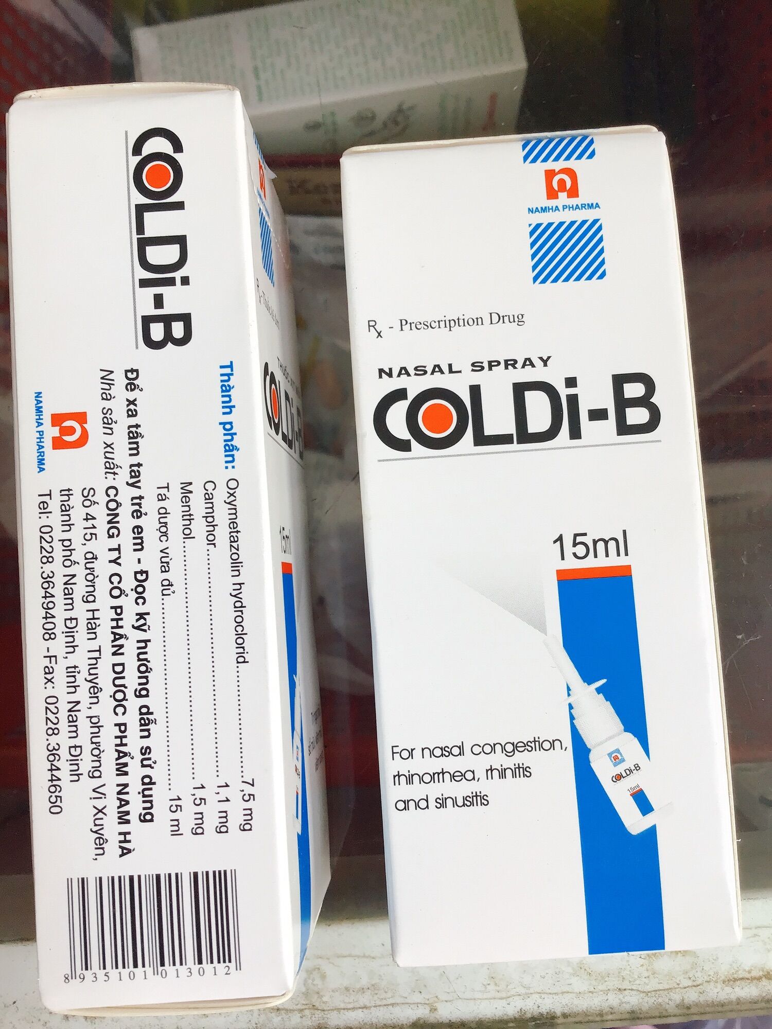Xịt mũi COLDI-B 15ml - Ngạt mũi, sổ mũi hiệu quả