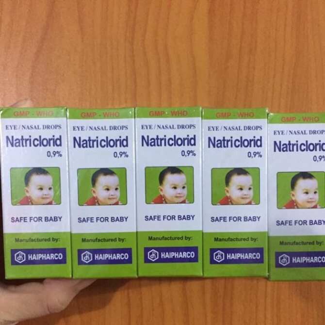 Natri Clorid 0.9% nhỏ mắt mũi Hải Phòng