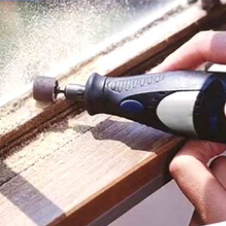 Đầu chà nhám gắn trục 12.7mm grit 120