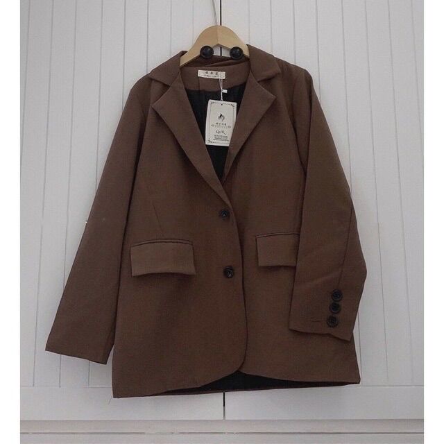 Blazer 2 lớp nâu coffee (ẢNH THẬT/HÀNG SẴN)