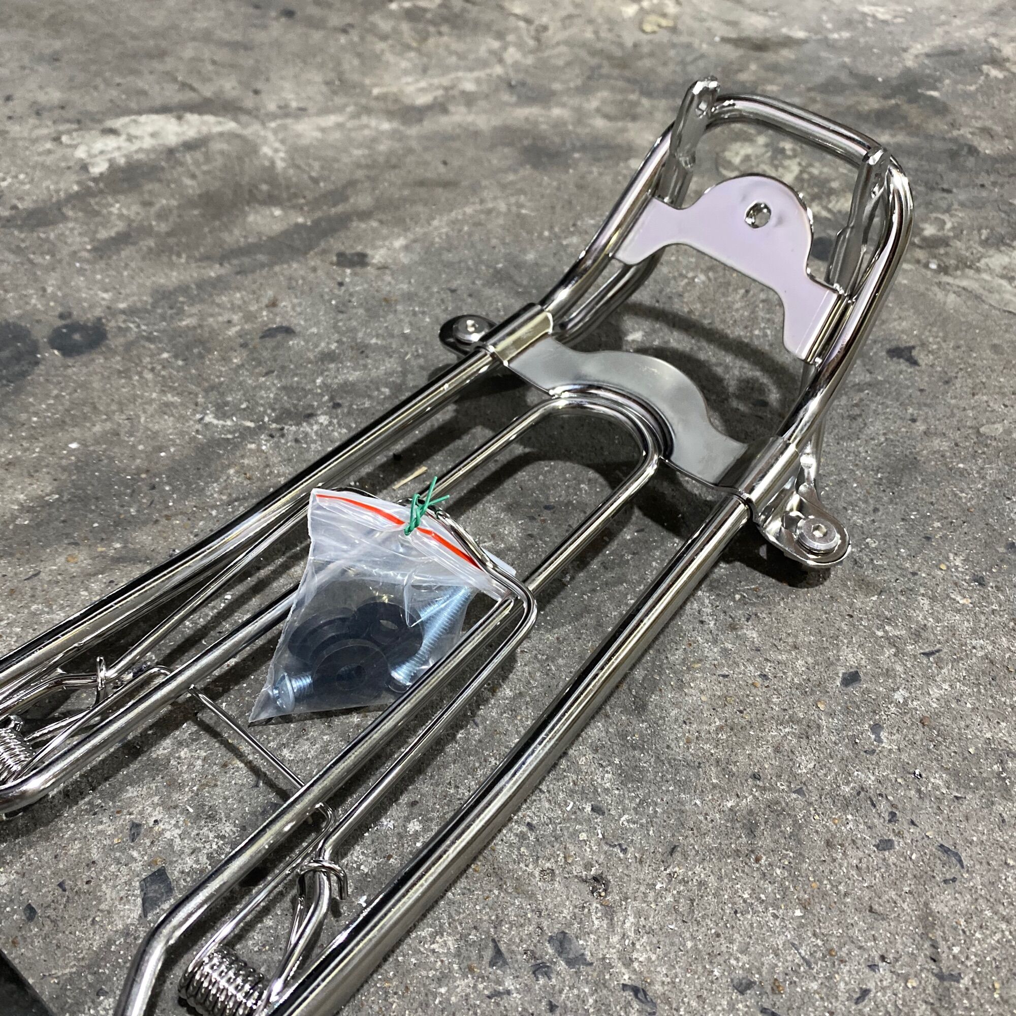 Baga xuồng inox 10ly đặc biệt gắn Future đời đầu 2 đèn