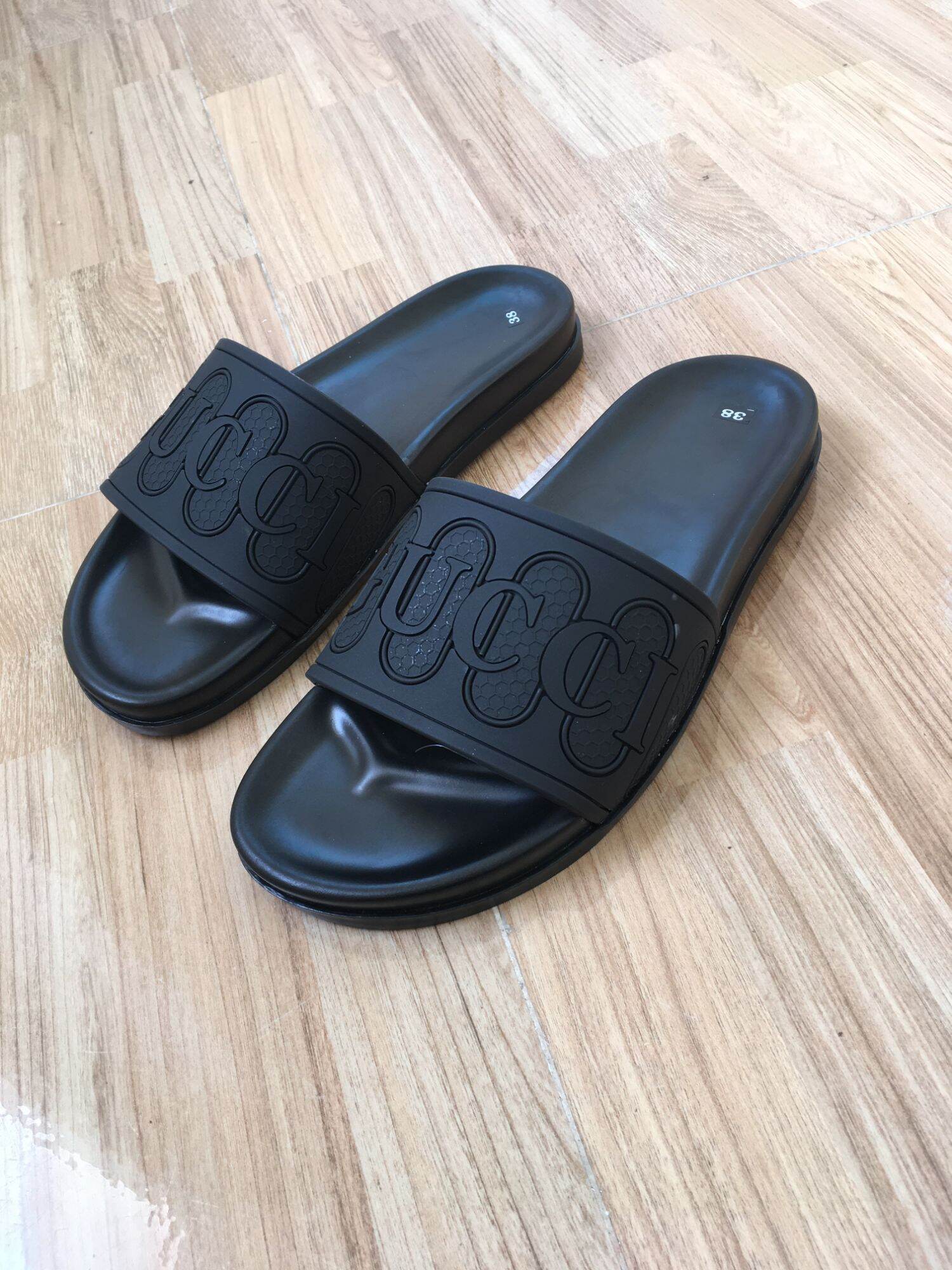 Dép quai ngang đế đúc liền khối cao 3 phân