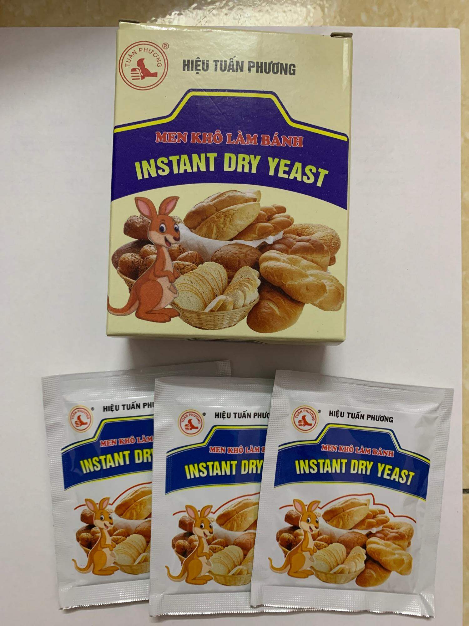 MEN KHÔ ( BỘT NỞ ) LÀM BÁNH INSTANT DRY YEAST TUẤN PHƯƠNG
