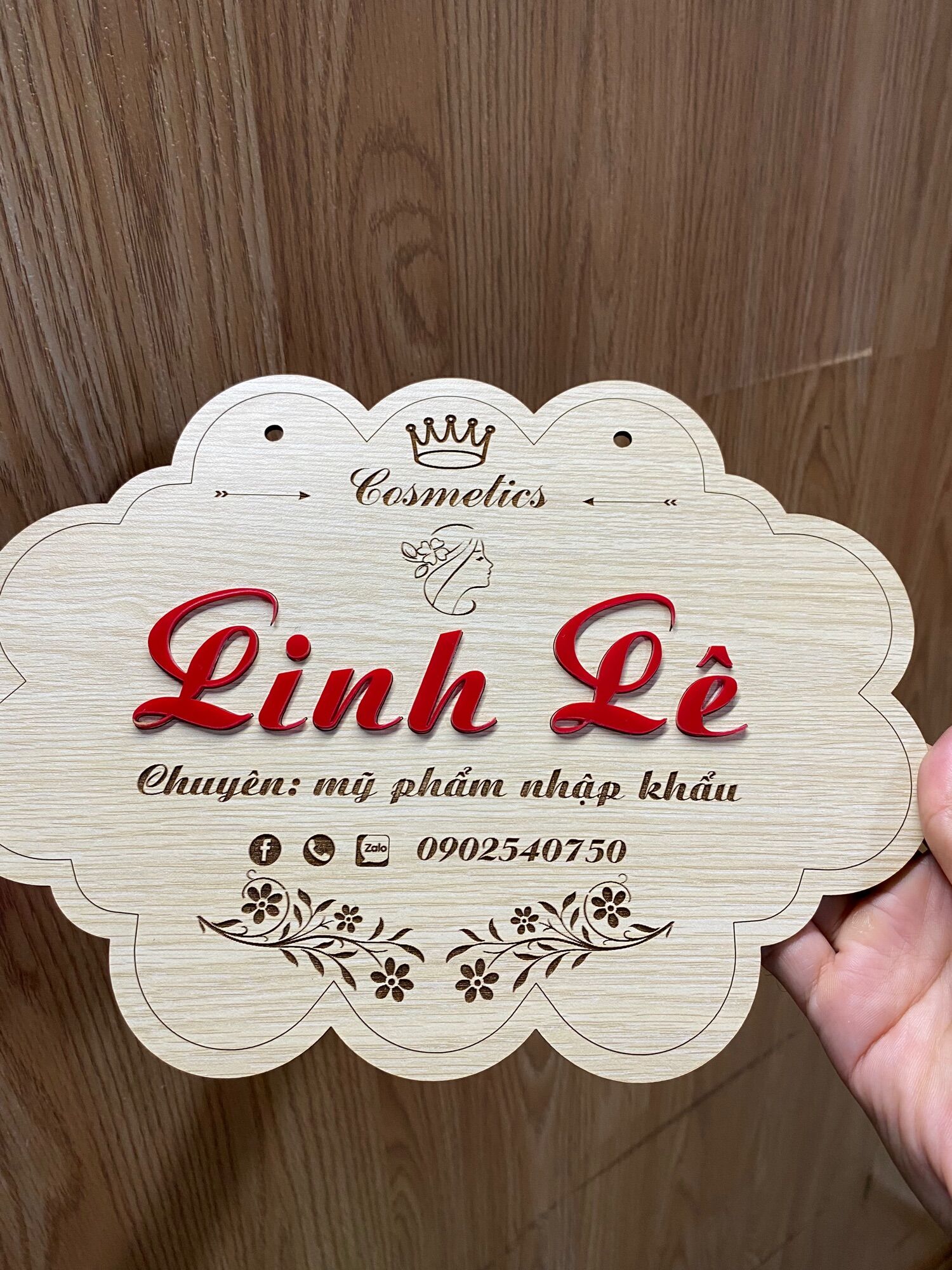 Bảng hiệu gỗ decor trang trí shop