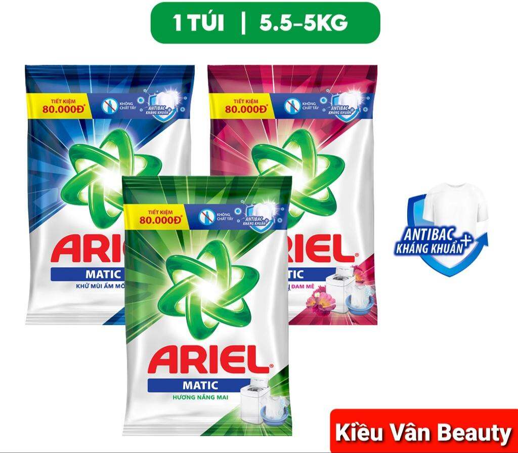 Bột giặt ARIEL 5kg & 5,5kg