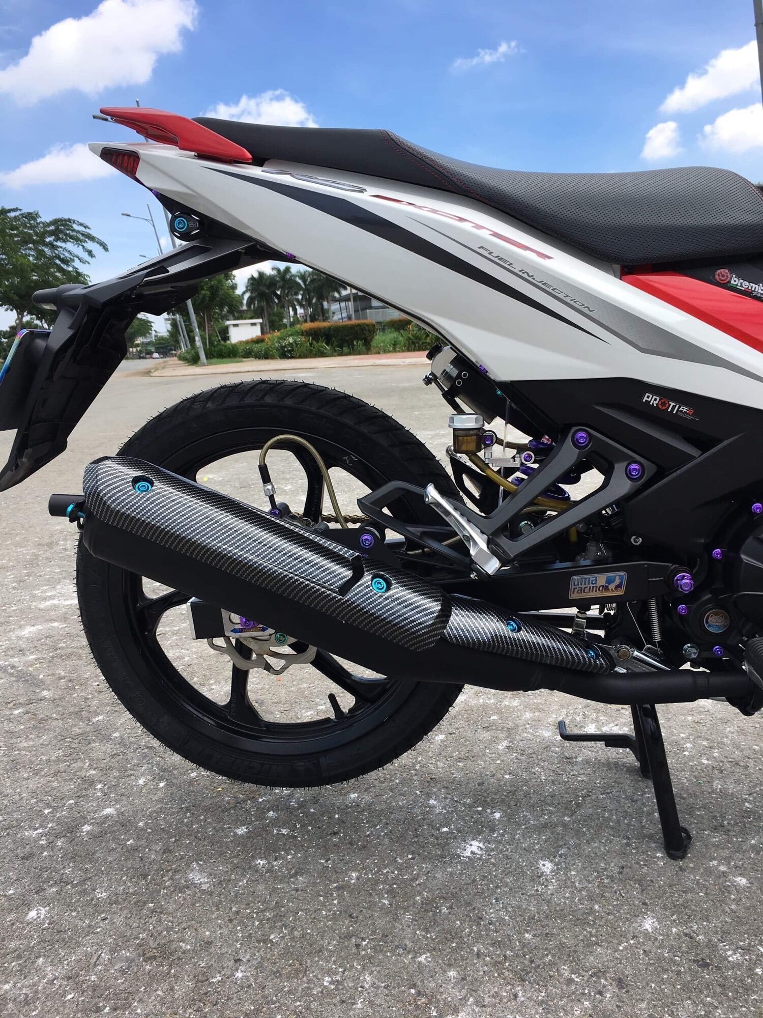 Ốp Pô Spark Chế sẵn Ex150 & Ex135