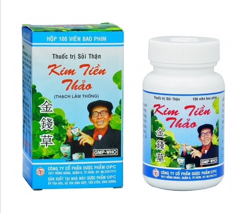 Kim Tiền Thảo Opc (Bao Phim) (H/100v) đánh tan sỏi thận, sỏi mật, sỏi đường tiết niệu