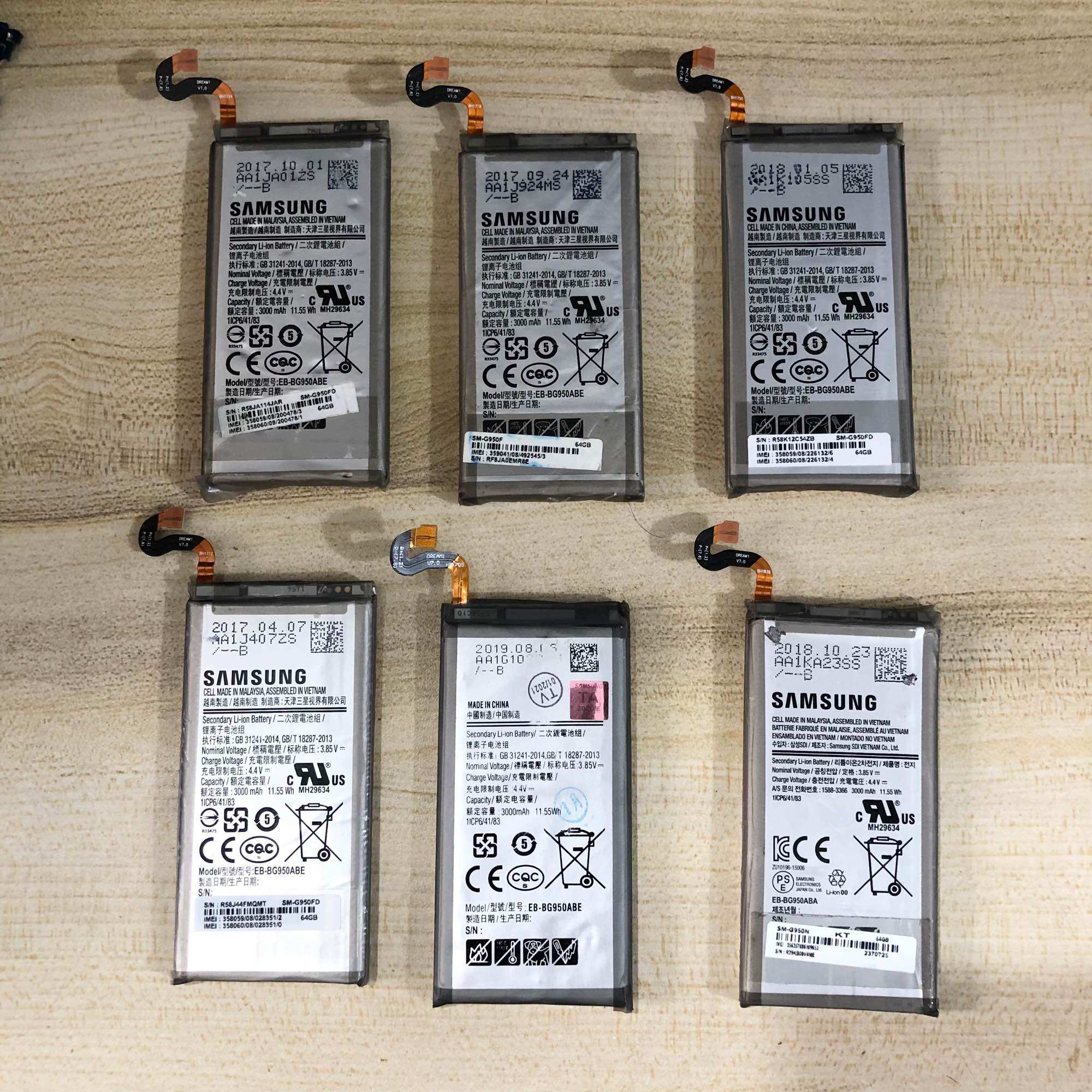 Pin Samsung Galaxy S8 (G950) Zin Hàng Cao Cấp