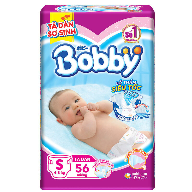 BĨM - TÃ DÁN BOBBY mẫu mới hương trà xanh S56