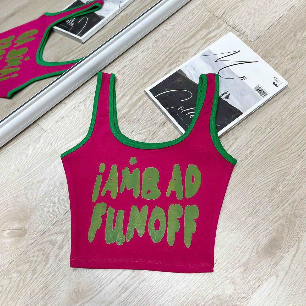 Áo ba lỗ viền fun offf ảnh thật