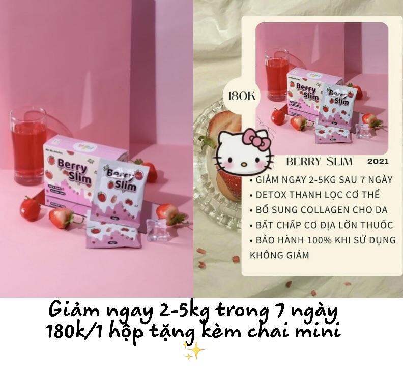 🍓NƯỚC ÉP DÂU GIẢM CÂN SIÊU TỐC EMOSLIM-giảm 2-5kg/ 7Days