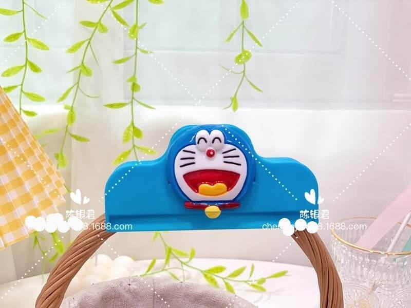 🌸KẸP TÚI NILONG HELLO KITTY DORAEMON