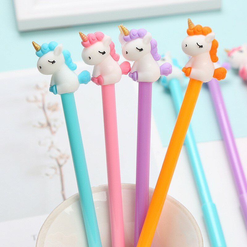 Bút mực gel hình bé Unicorn mập