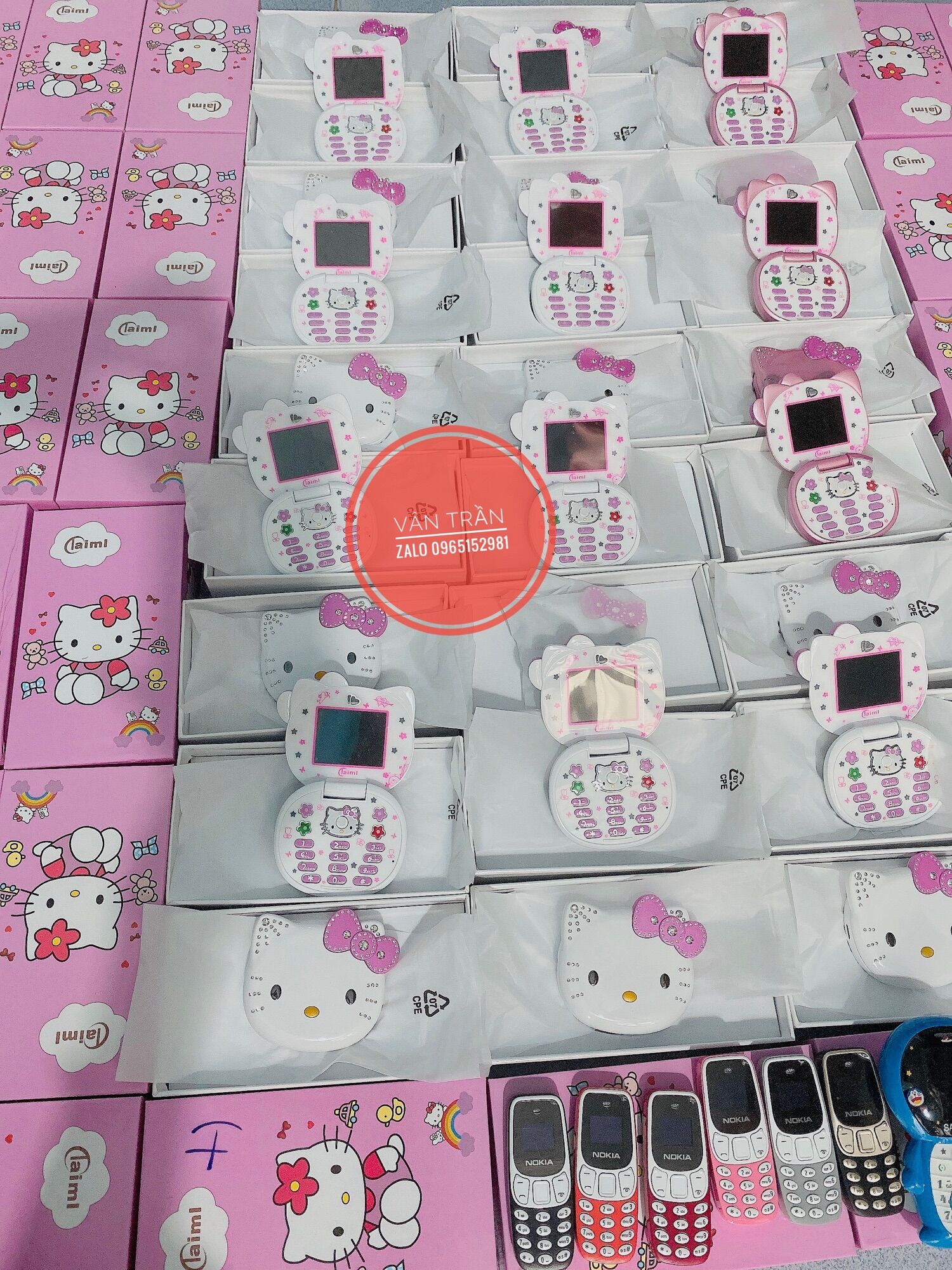 Điện thoại hello kitty mini siêu nhỏ