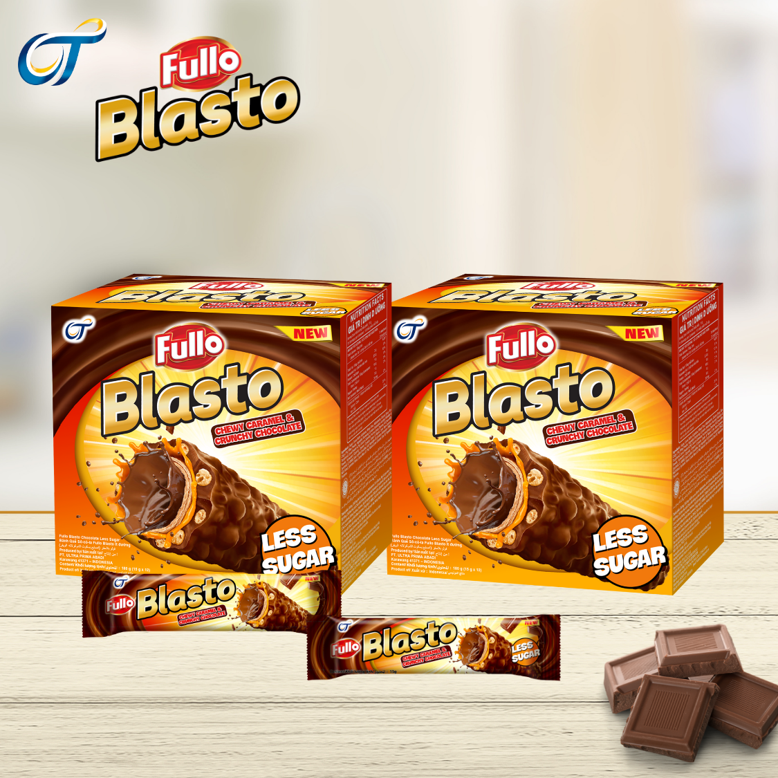 Combo 2 blasto sô cô la ít đường