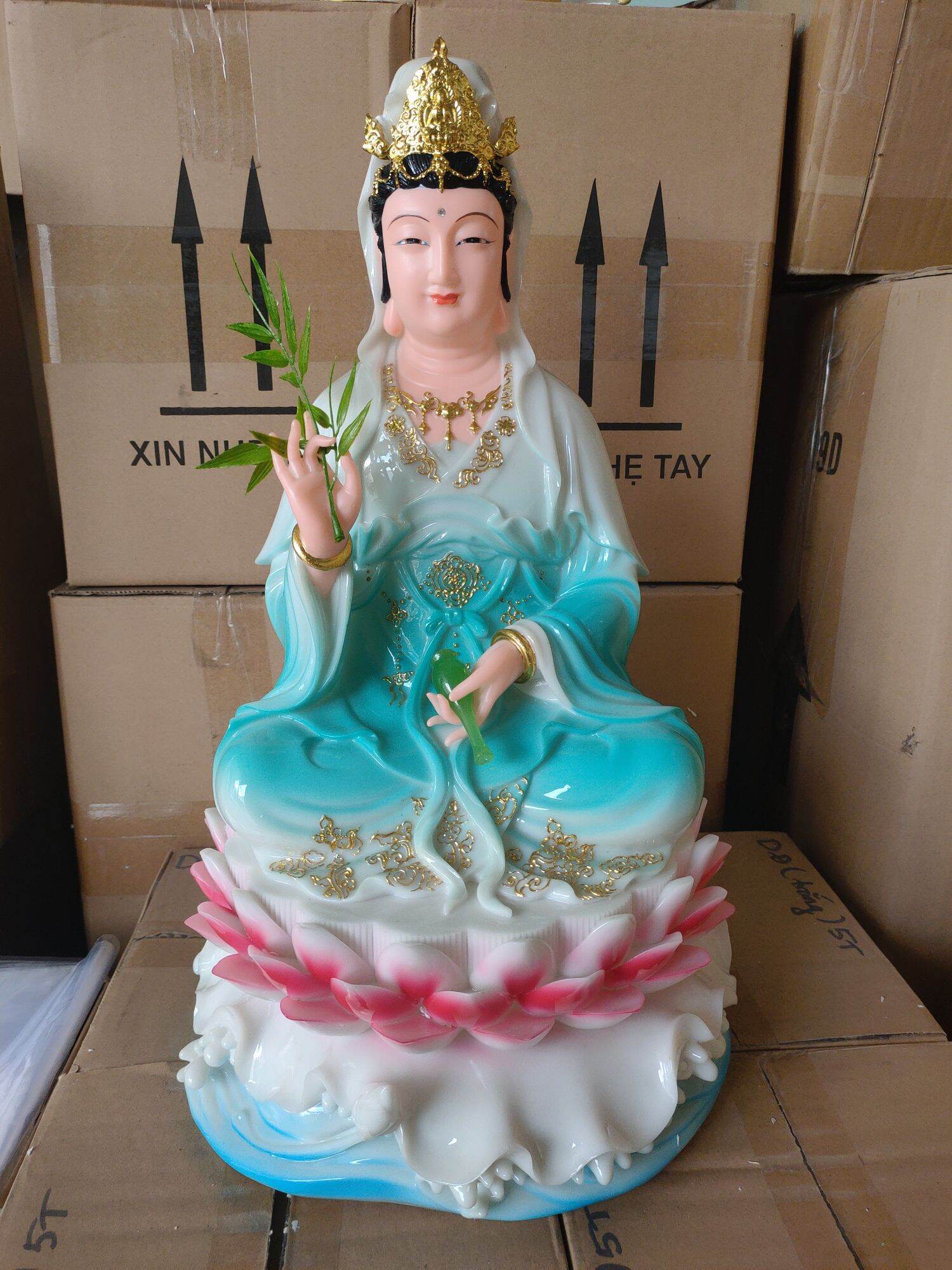 Tượng quan âm bồ tát cao 50cm