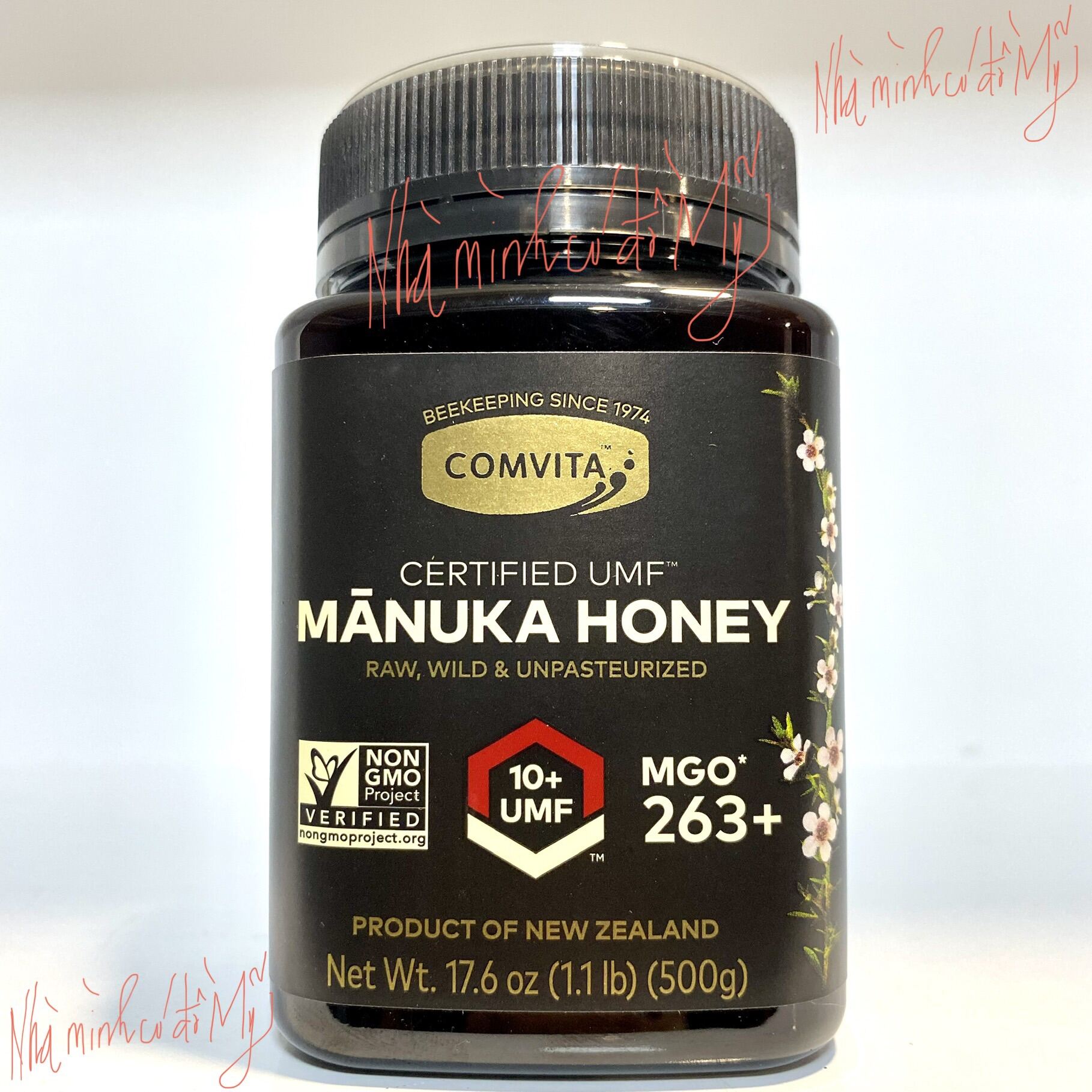 Mật ong COMVITA MANUKA honey UMF10+ 500g MGO 263+ từ New Zealand raw