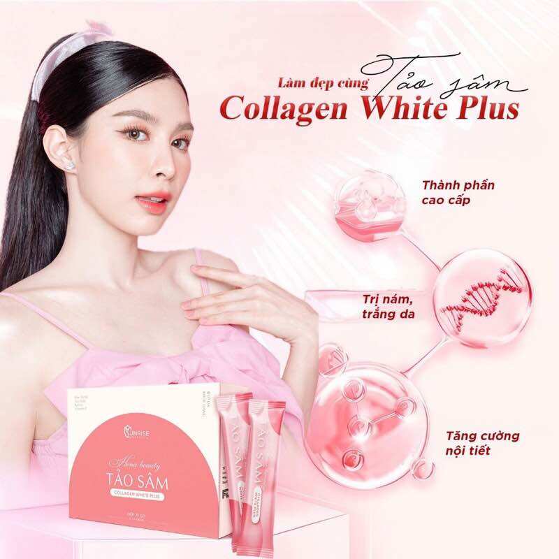 TẢO SÂM COLAGEN WHITE PLUS TRẮNG DA MỜ THÂM SẠM NÁM CÂN BẰNG NỘI TIẾT