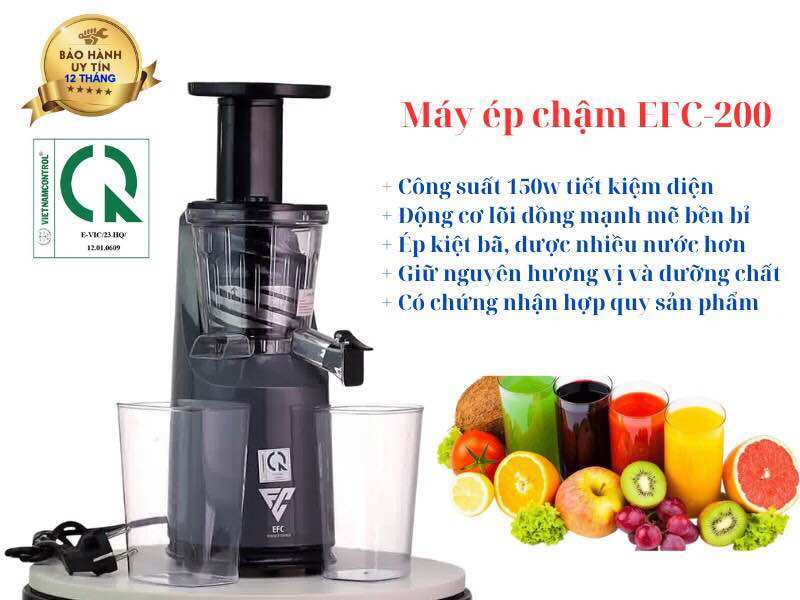 Máy ép trái cây chậm efc-200