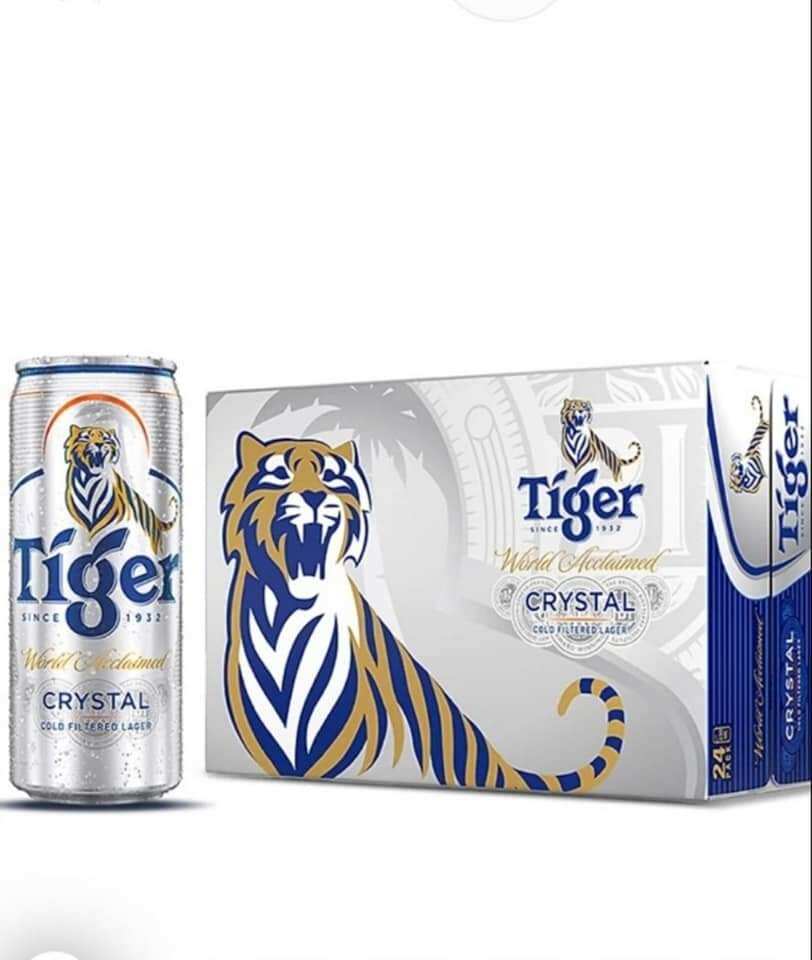 Bia Tiger bạc (thùng 20 lon 330ml)