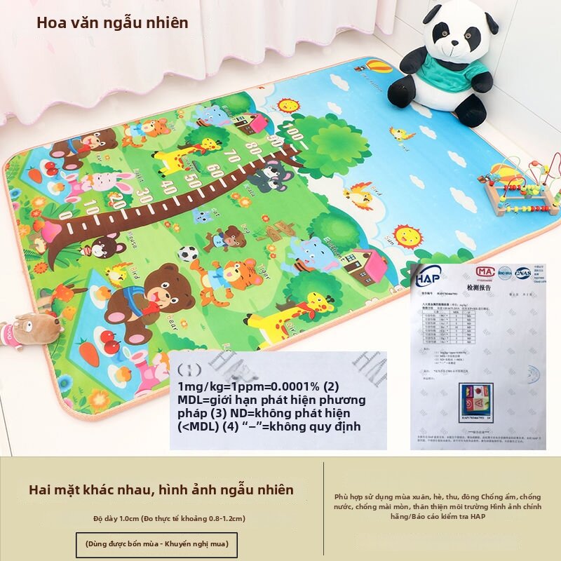 Thảm Bò Dành Cho Bé Chống Nước Cách Nhiệt Dày