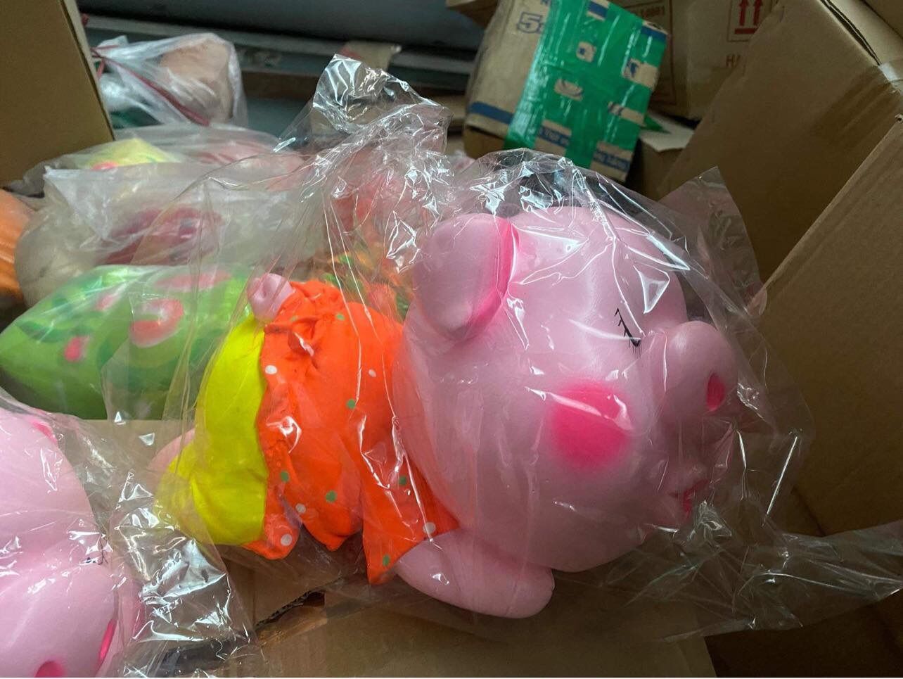 Heo đất lười nằm ngủ size lớn 22*33cm