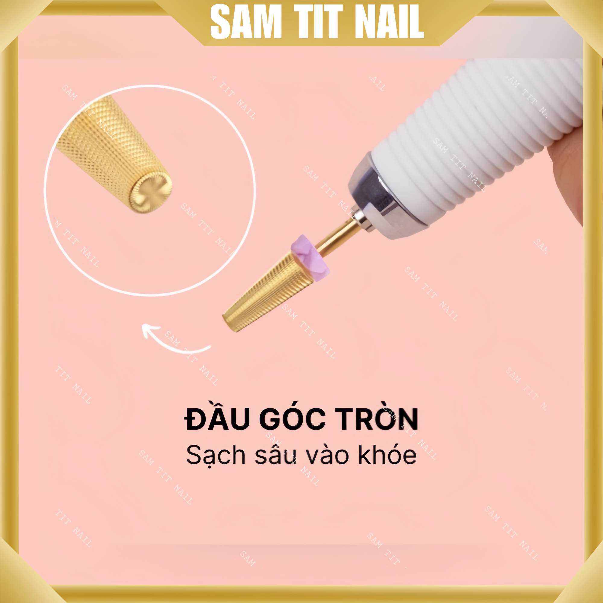 Đầu mài mỹ 5ink1 mài mịn, mài phá sơn, phá bột,mài chân móng úp