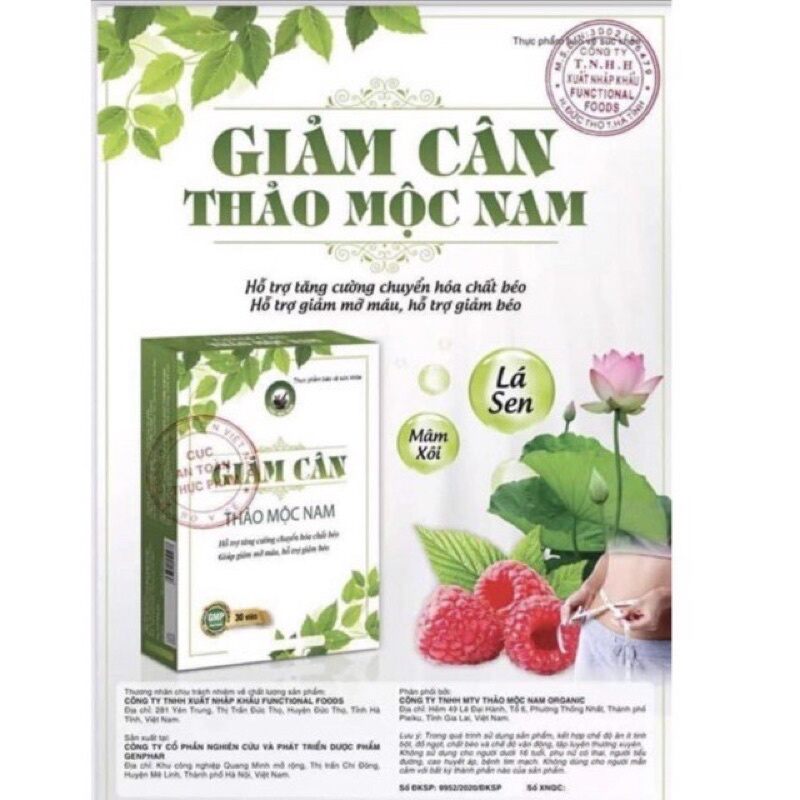 Giảm cân thảo mộc nam