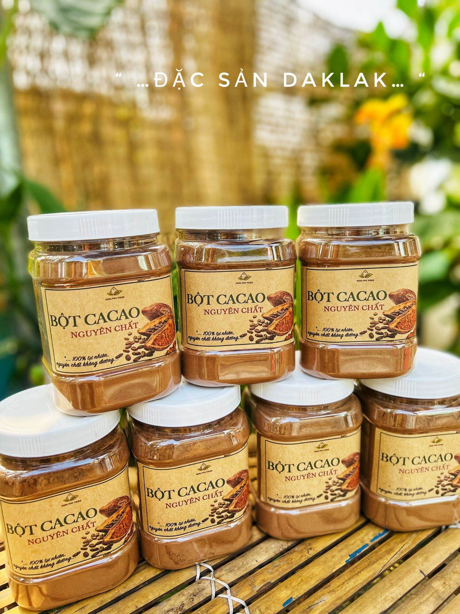 Bột cacao nguyên chất  Đắk Lắk 500g