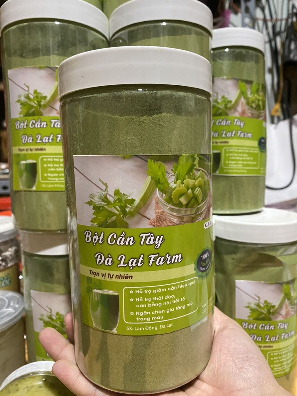 Bột cần tây hũ 500 gram