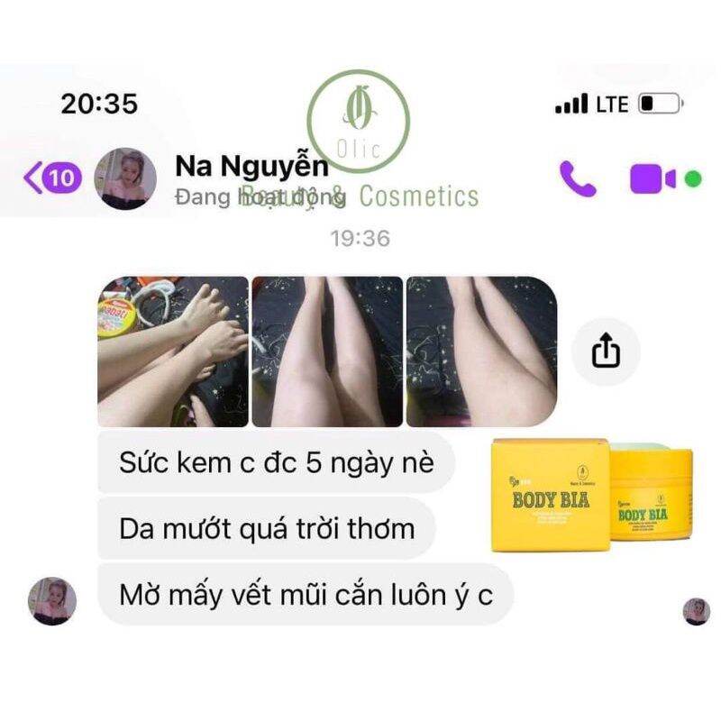(Combo 2 kem body) Kem Body Olic