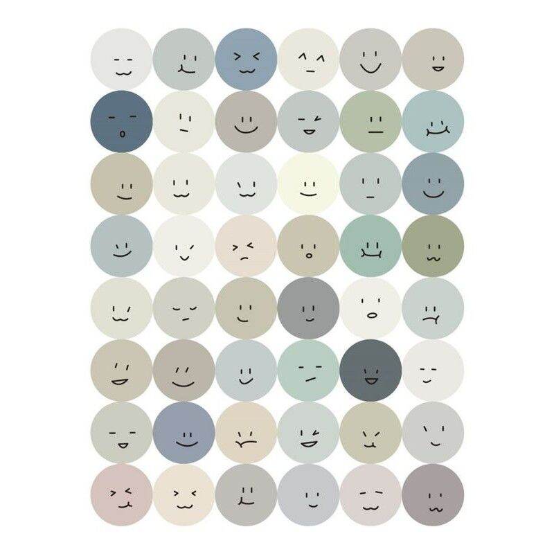 Set sticker mặt cười trang trí bullet journal - Aimée Store