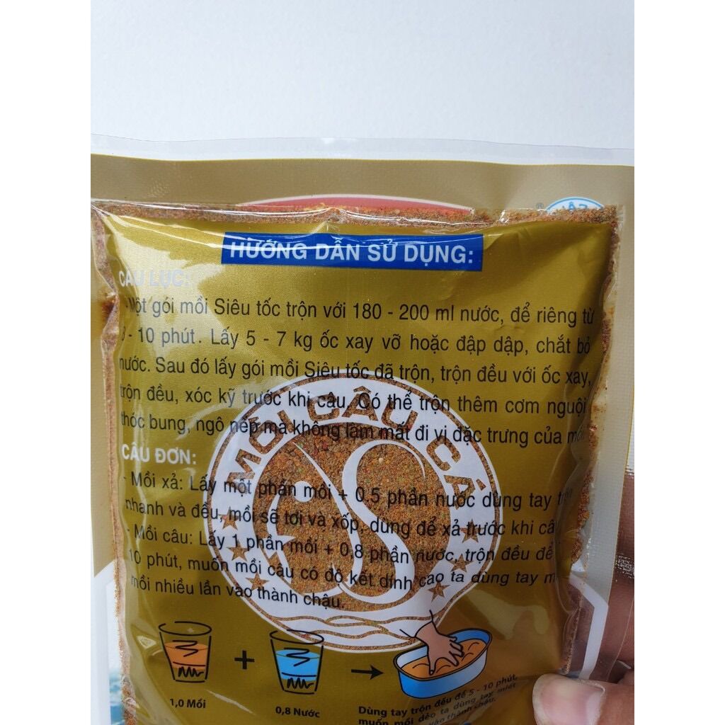Mồi câu cá chép siêu tốc- hãng mồi câu Đức sơn