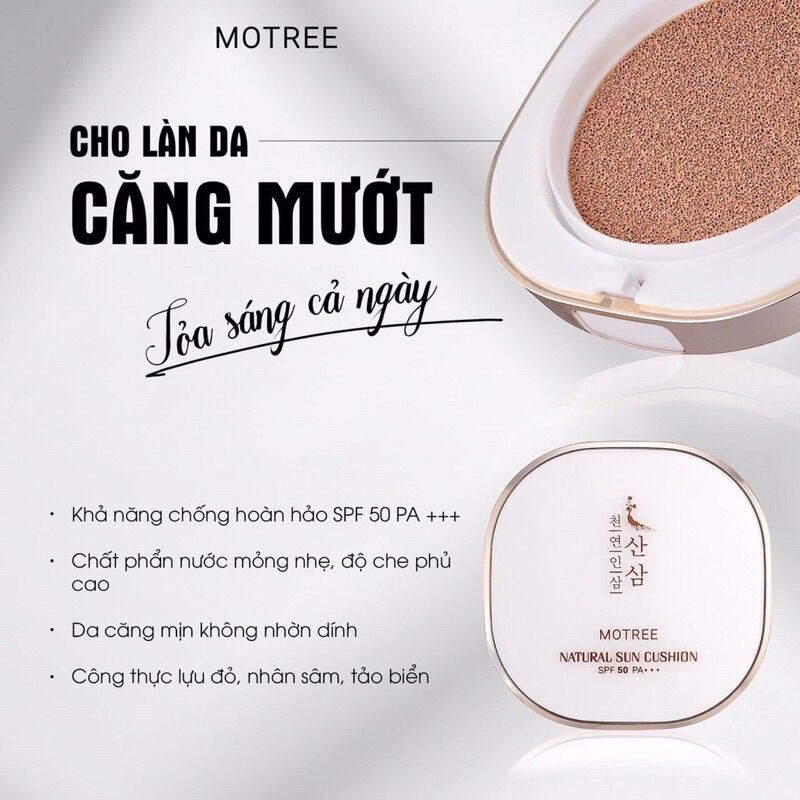 Phấn phủ Cushion chống nắng Motree