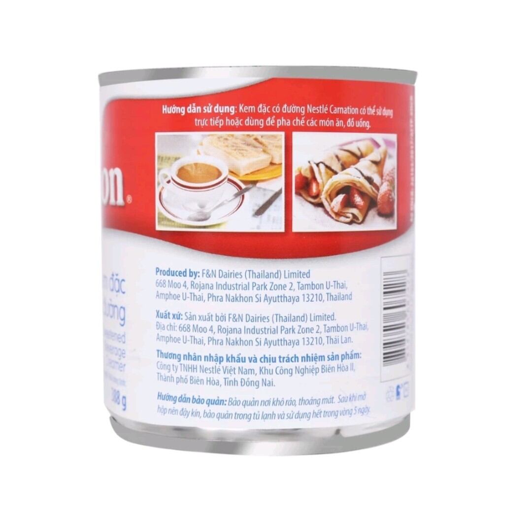 Sữa đặc có đường Nestle Carnation 388g Thái Lan