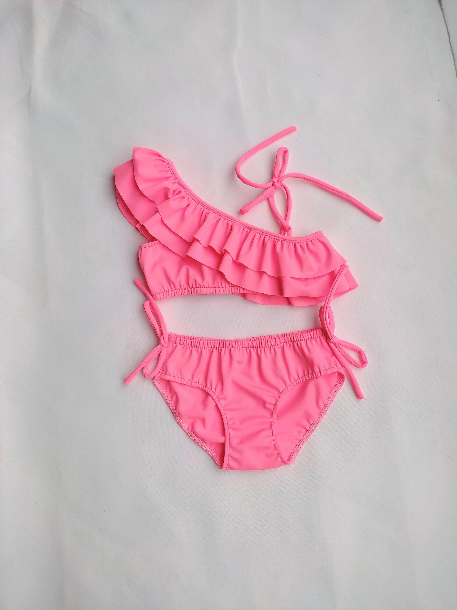 bikini lệch vai cho bé gái (quần rời)