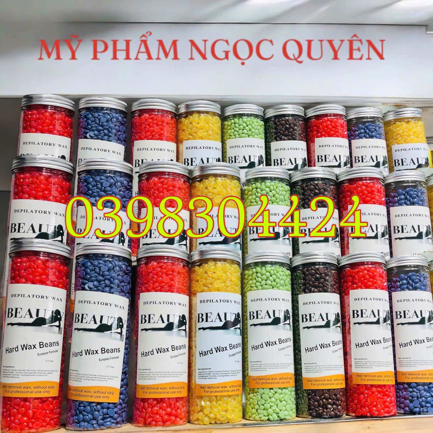 Thanh Lý Sáp Wax Lông Hard Wax Beans Hũ 400G (Màu ngẫu nhiên)