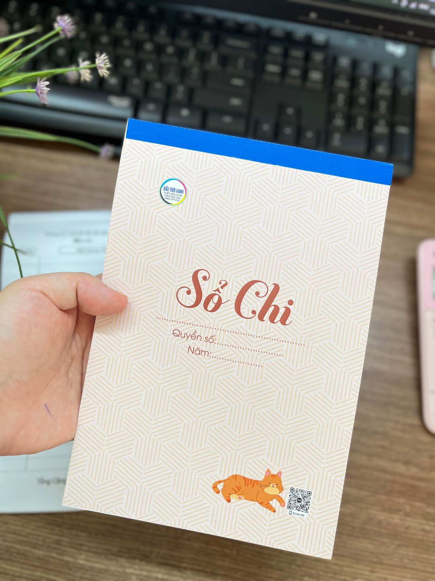 Sổ thu - sổ chi riêng lẻ khổ a5 / 70 tờ giấy dày